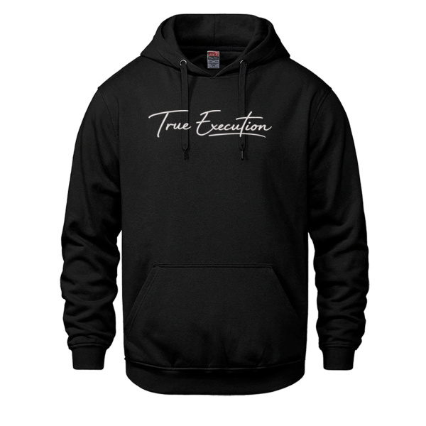 True Execution Cursive - White Embroidery - Canada Sportswear - Vault - Adult Pullover Hoodie Thumbnail