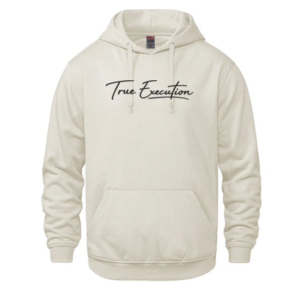 True Execution Cursive - Black Embroidery - Canada Sportswear - Vault - Adult Pullover Hoodie Thumbnail