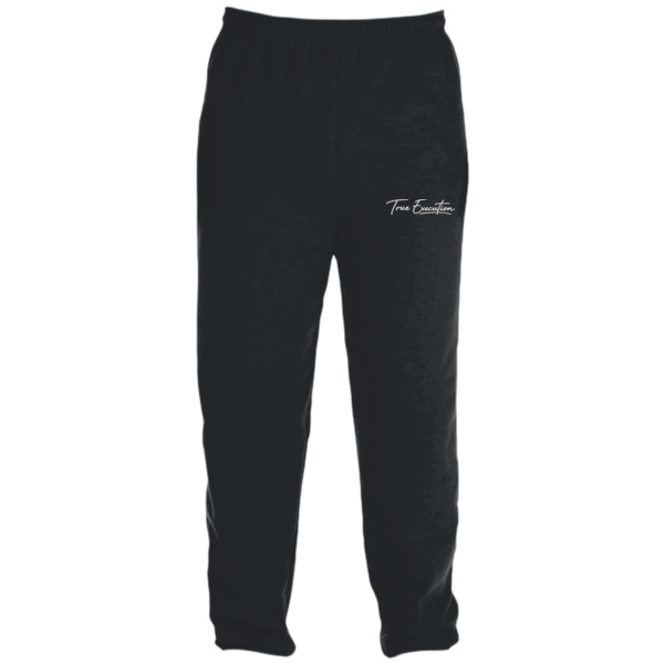 True Execution Cursive - White Embroidery - Gildan Adult Heavy Blend™ Sweatpant Thumbnail